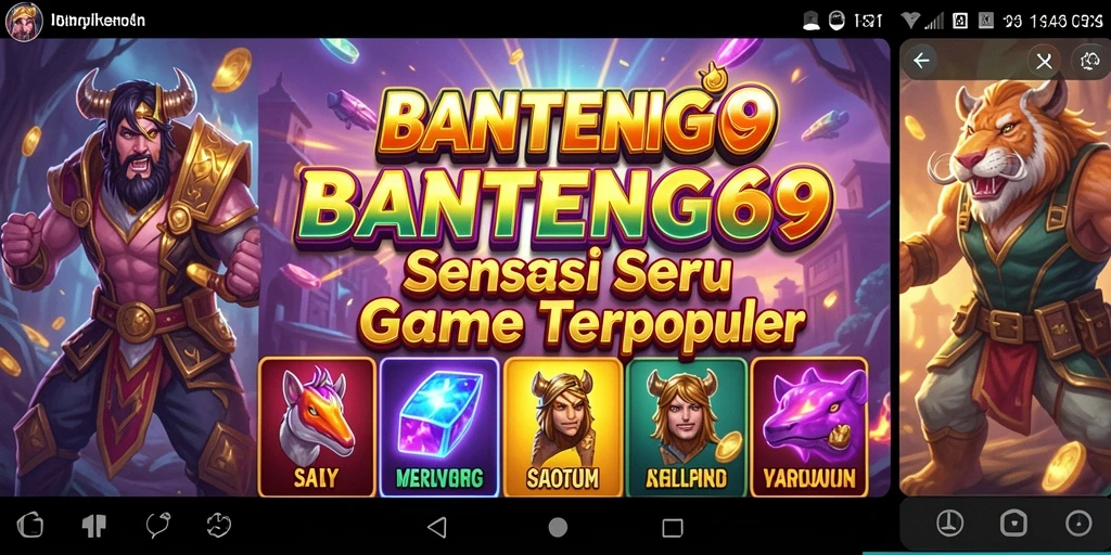 Gameplay seru di BANTENG69 dengan tampilan slot yang menarik.