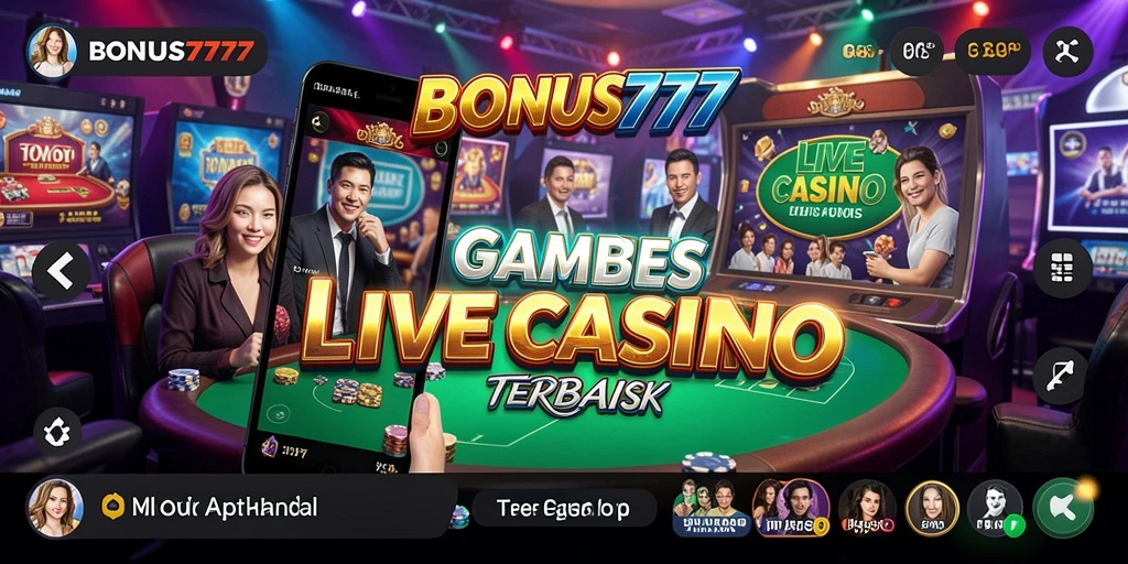 Tampilan gameplay Live Casino yang mendebarkan dan interaktif.