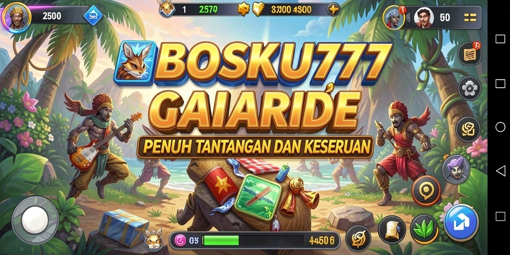 Tampilan gameplay BOSKU777 dengan aksi seru dan tantangan seru.
