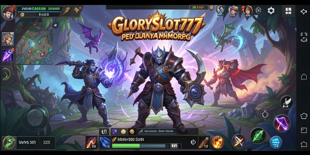 Gameplay menakjubkan dalam GLORYSLOT777 dengan aksi seru di dunia MMORPG.