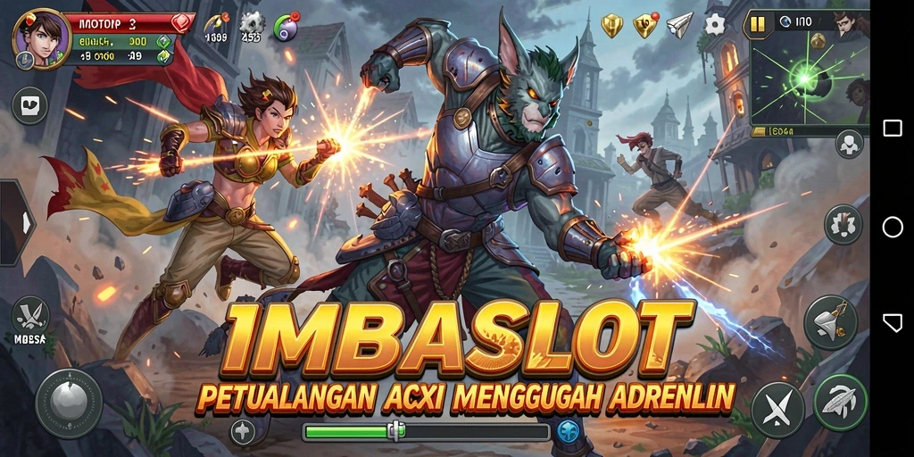Tangkapan layar gameplay IMBASLOT menunjukkan aksi seru yang menegangkan.