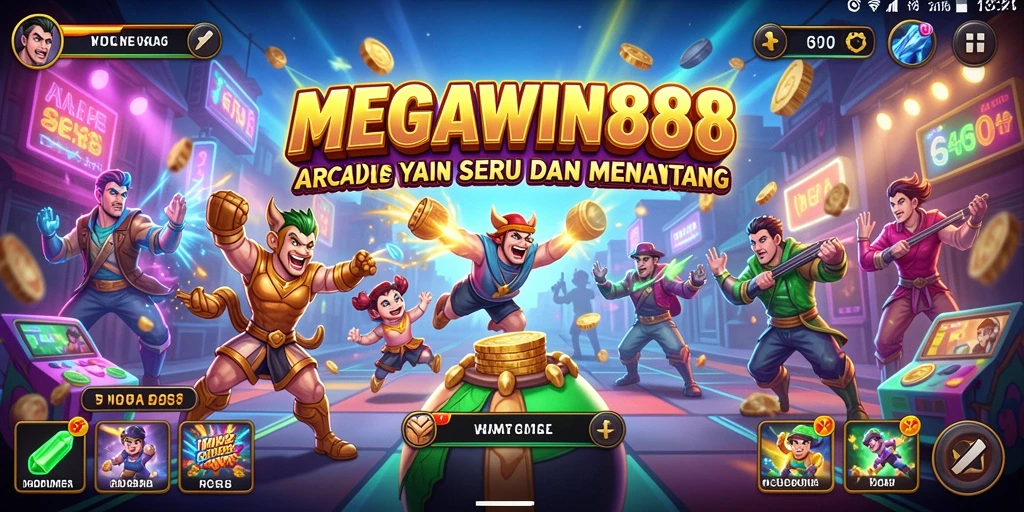 Screenshot MEGAWIN888 menampilkan gameplay seru dengan karakter yang dinamis.