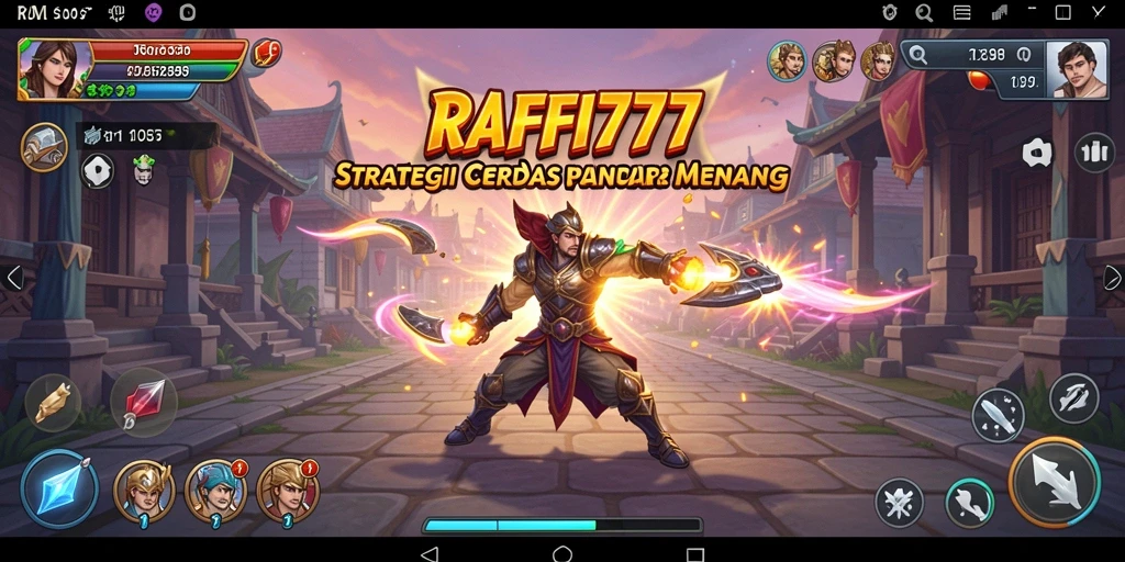 Tampilan gameplay menarik dari RAFFI777 yang penuh strategi.