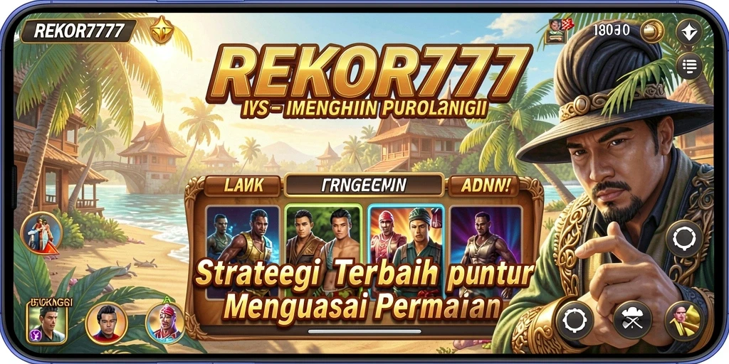 Tampilan gameplay REKOR777 yang dinamis dan penuh strategi.