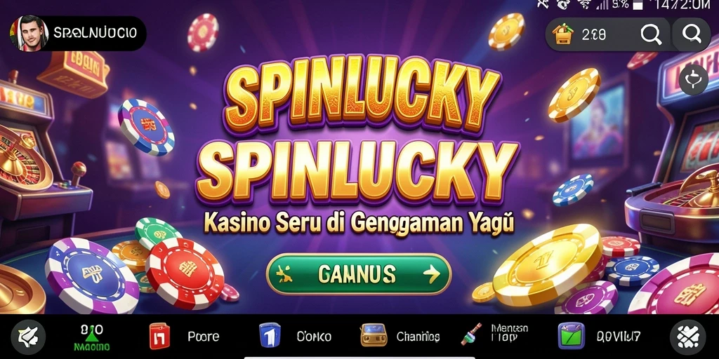Tampilan menarik dari gameplay SPINLUCKY yang mengasyikkan.