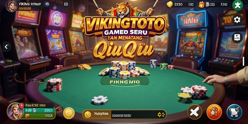 Gameplay QiuQiu yang seru dan interaktif di VIKINGTOTO.